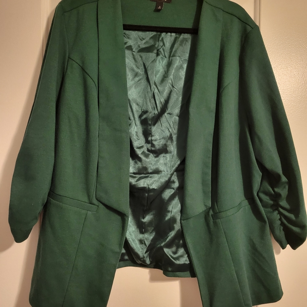 Green Size 2 Torrid Blazer